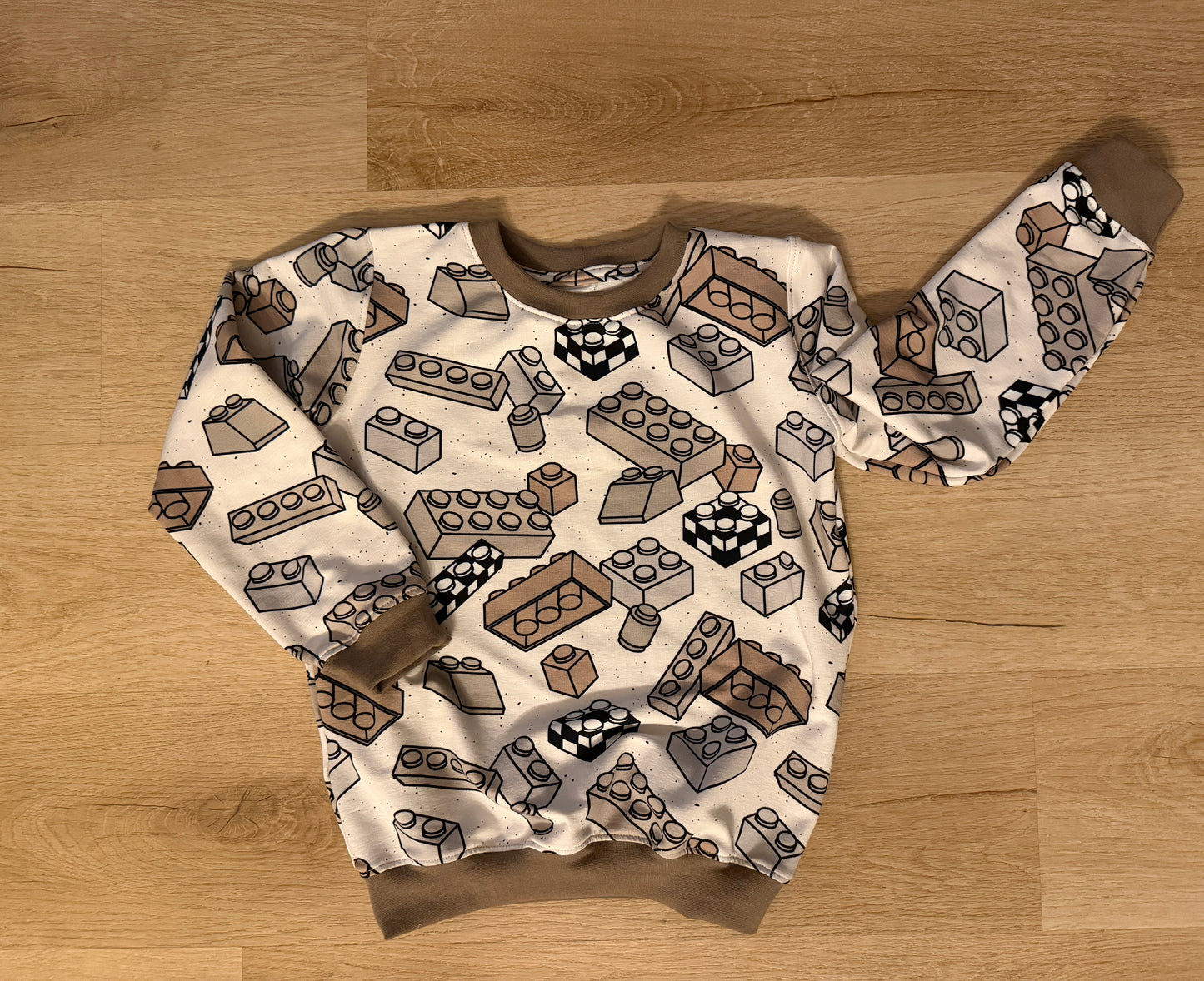 Sweater „Bausteine“ - Größe 128