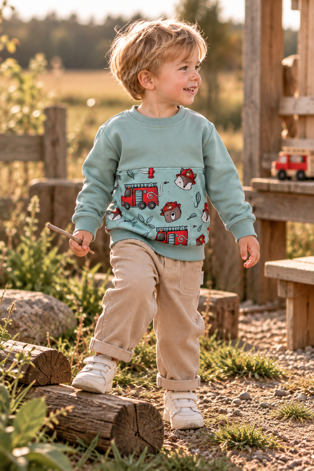 Sweater "Feuerwehrfreunde" - Gr. 92
