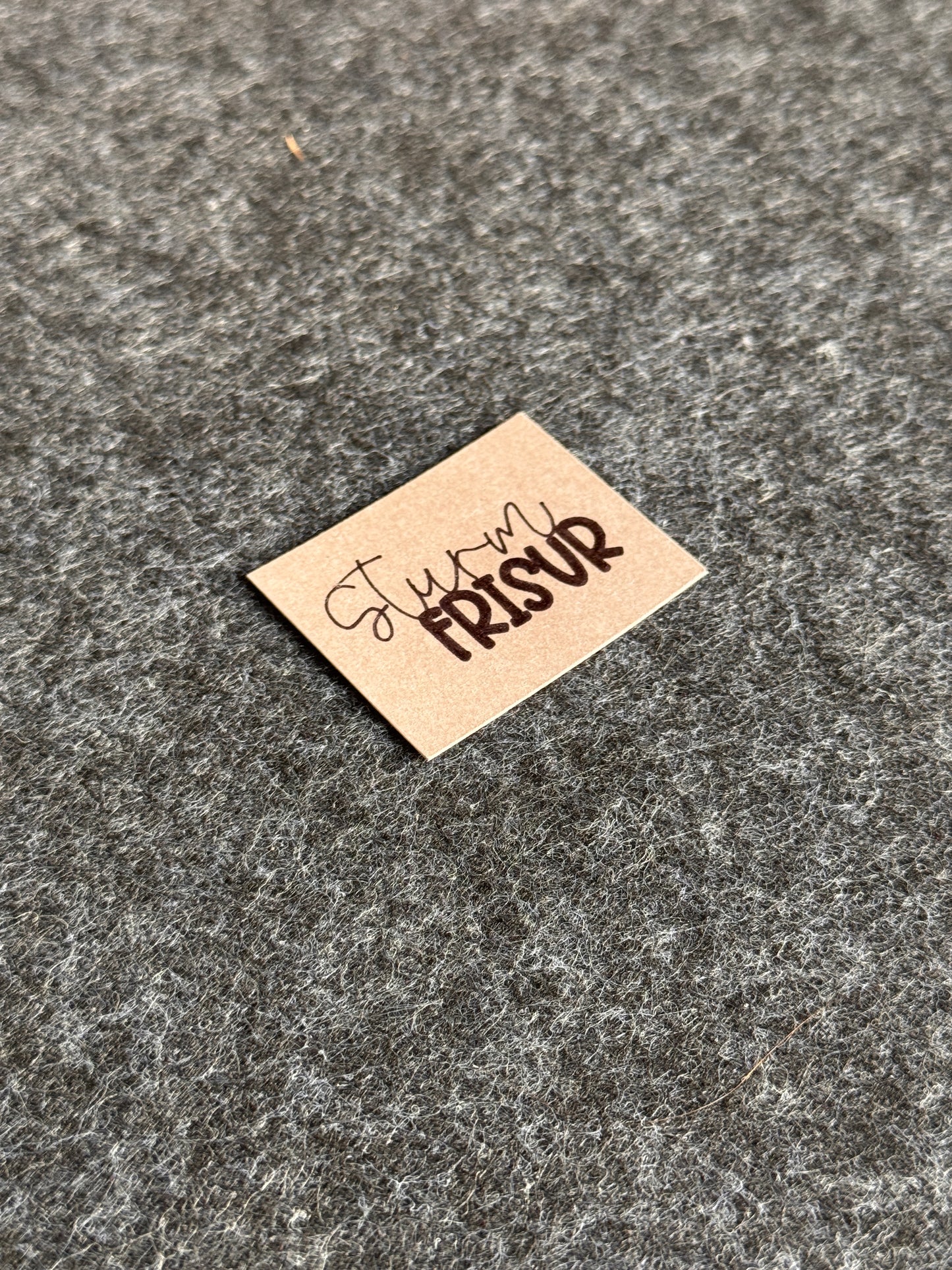 Beaniepatch „Sturmfrisur“