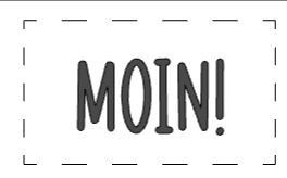 Beaniepatch „MOIN“