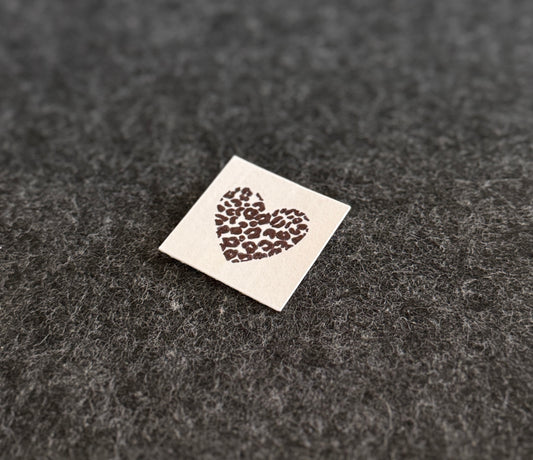 Beaniepatch „Herz Leo"