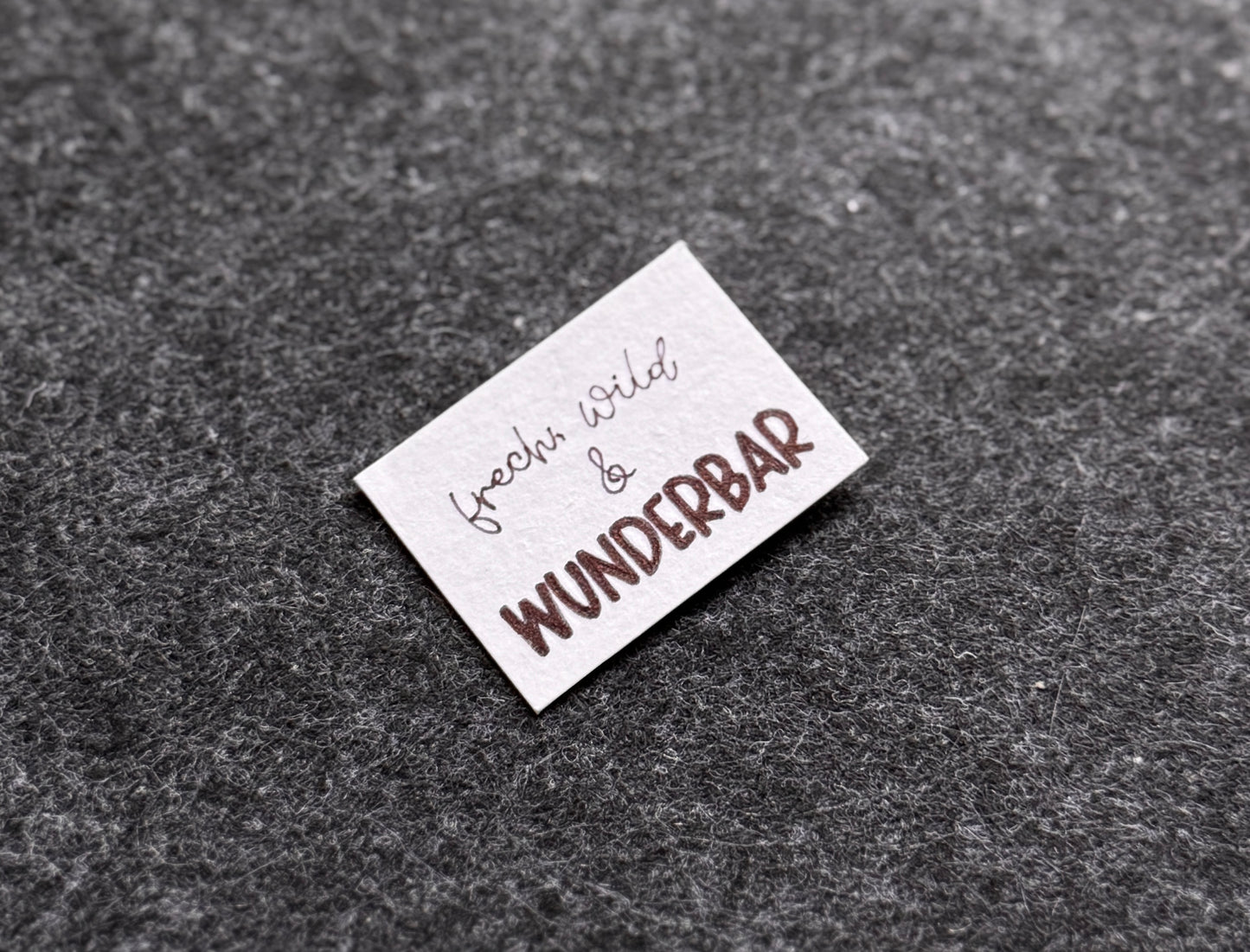 Beaniepatch „frech, wild, wunderbar“