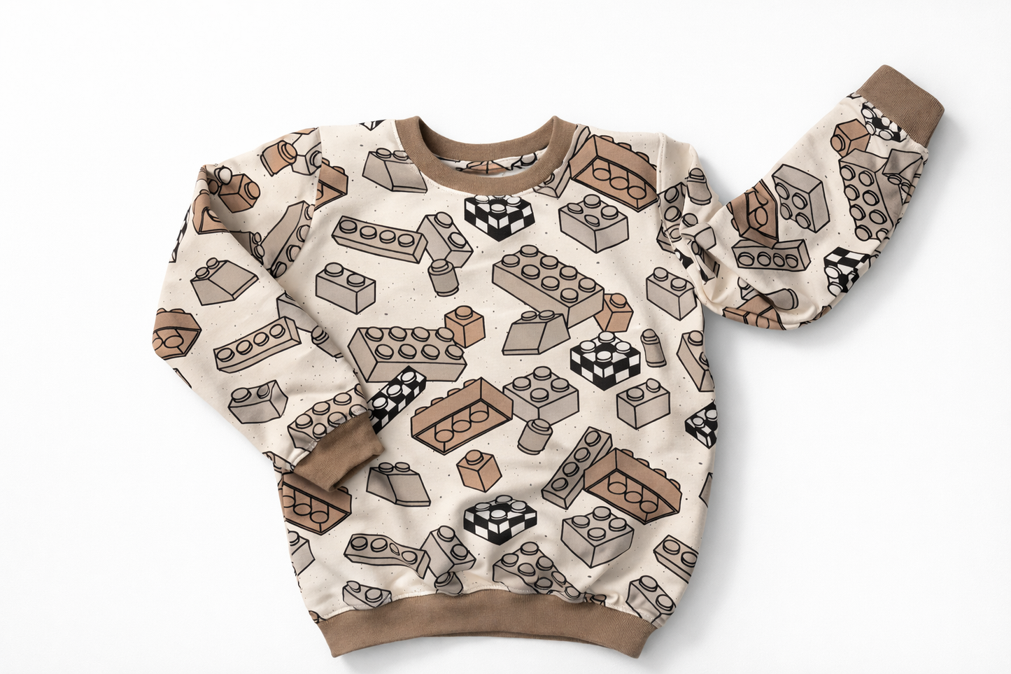 Sweater „Bausteine“ - Größe 128