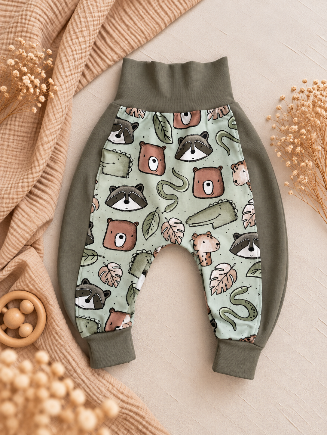 Pumpster Pants „Wildfreunde" - Gr. 92/98